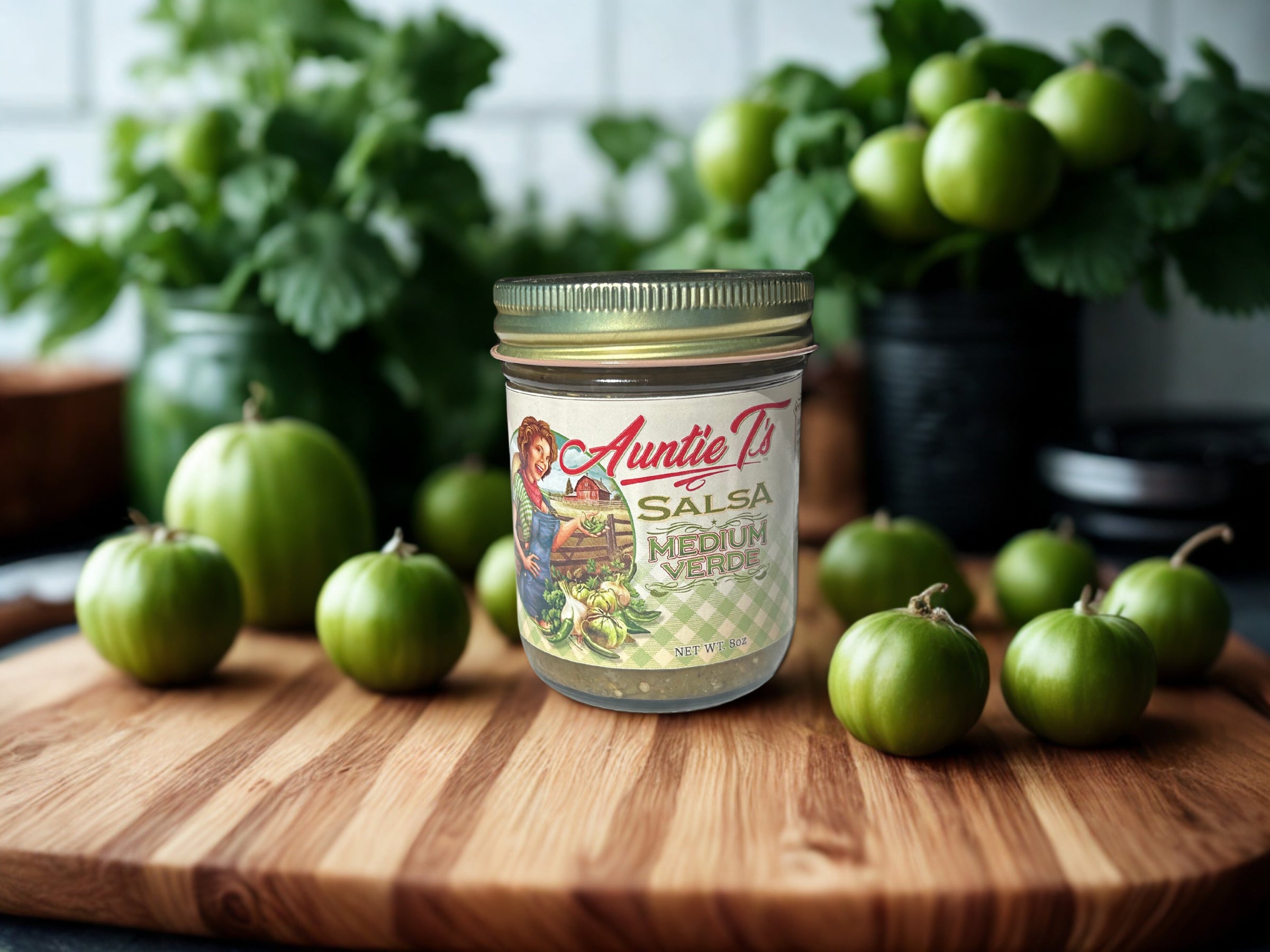 Medium Verde Salsa | Auntie T's Salsa, LLC