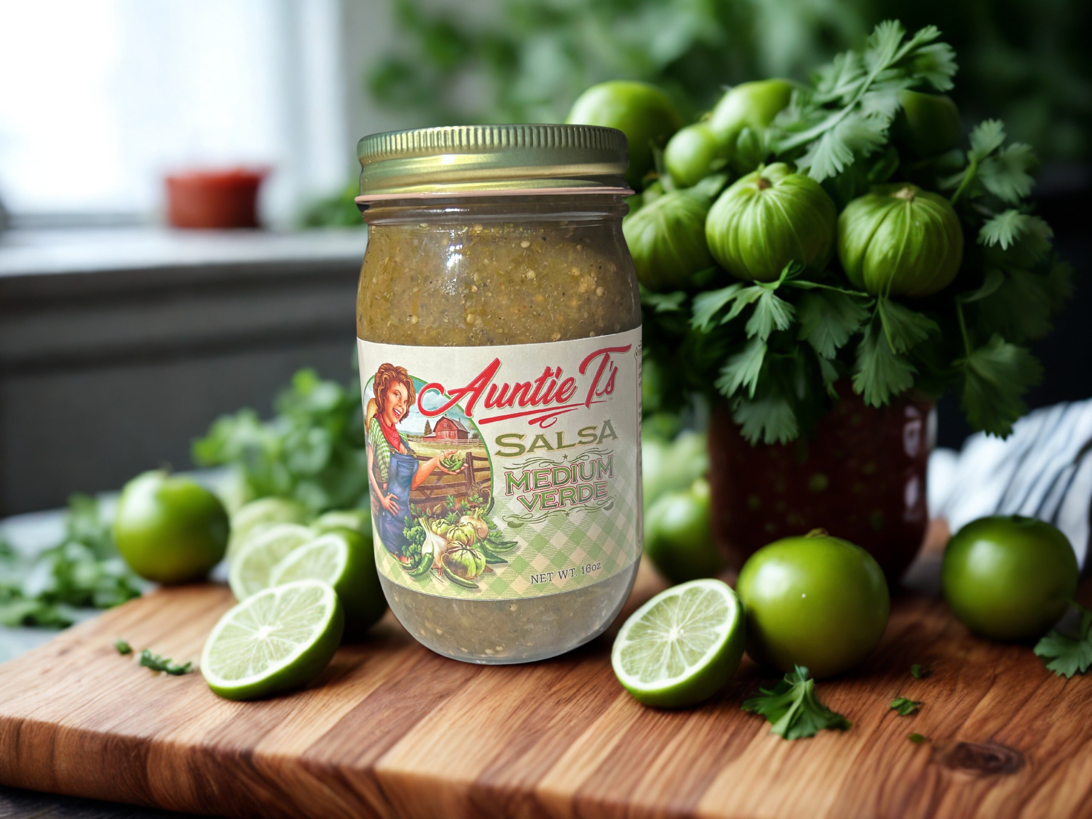 Medium Verde Salsa | Auntie T's Salsa, LLC